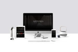 artemis visuals, website reclame bureau agency